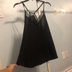 Black tank top - lace